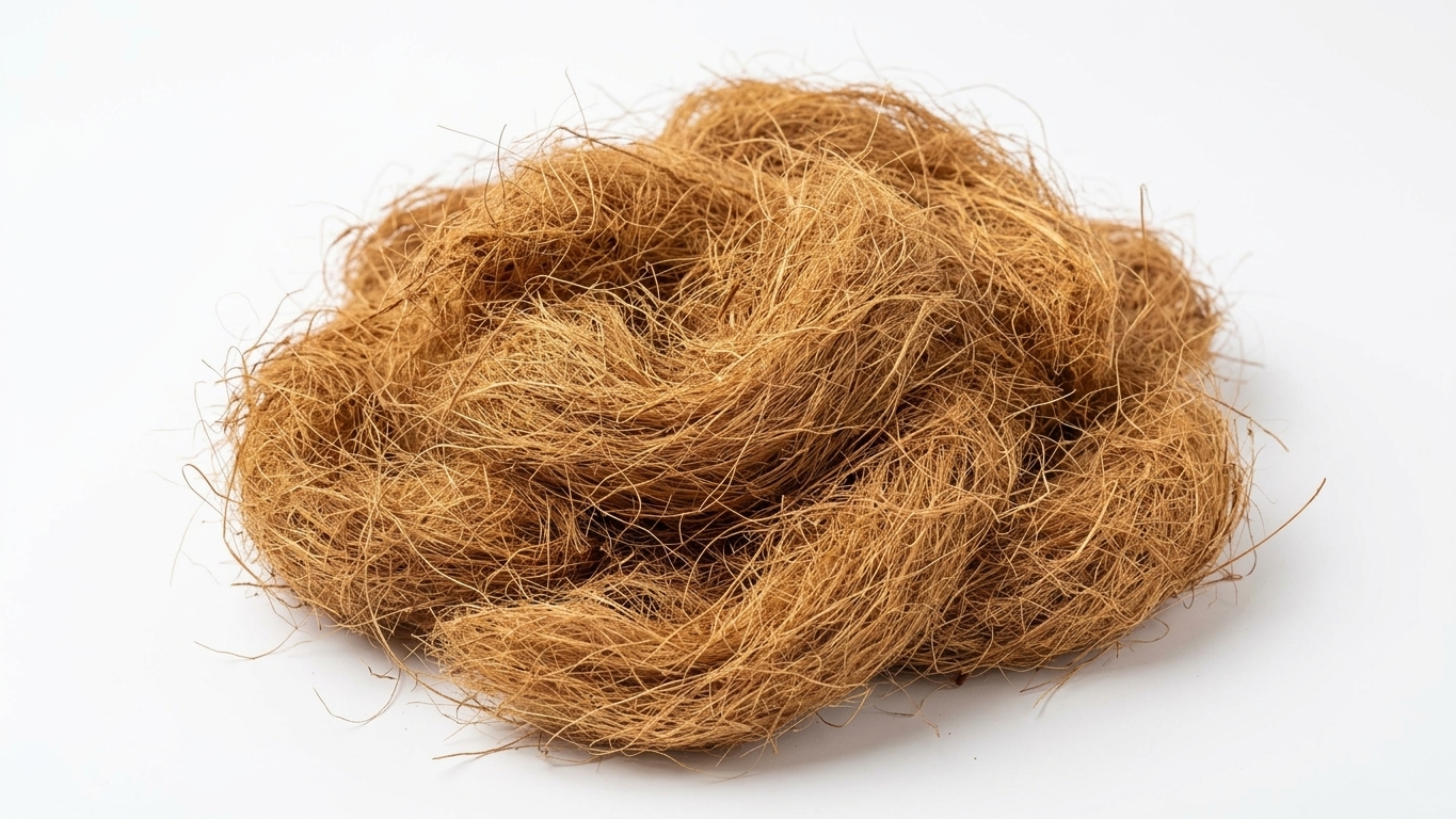 Fibra de coco solta, substrato fibroso