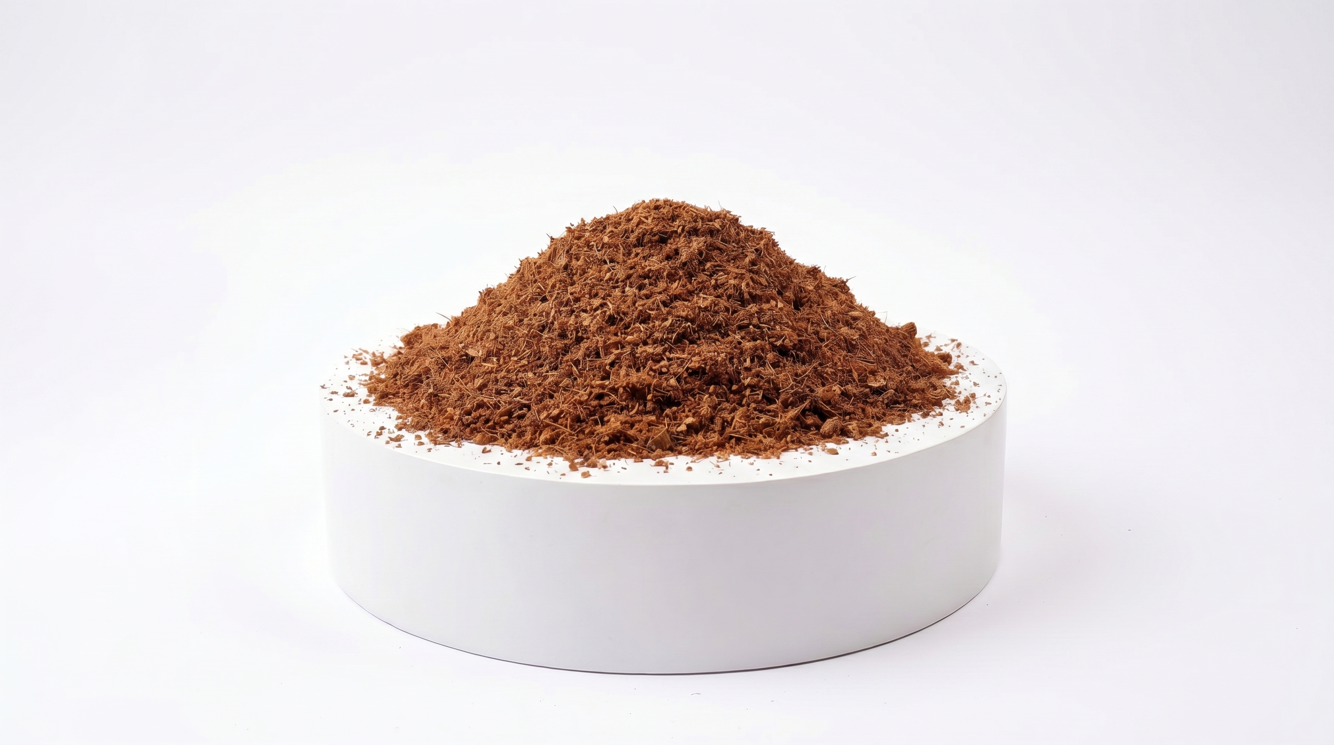 Pó de coco para substratos agrícolas