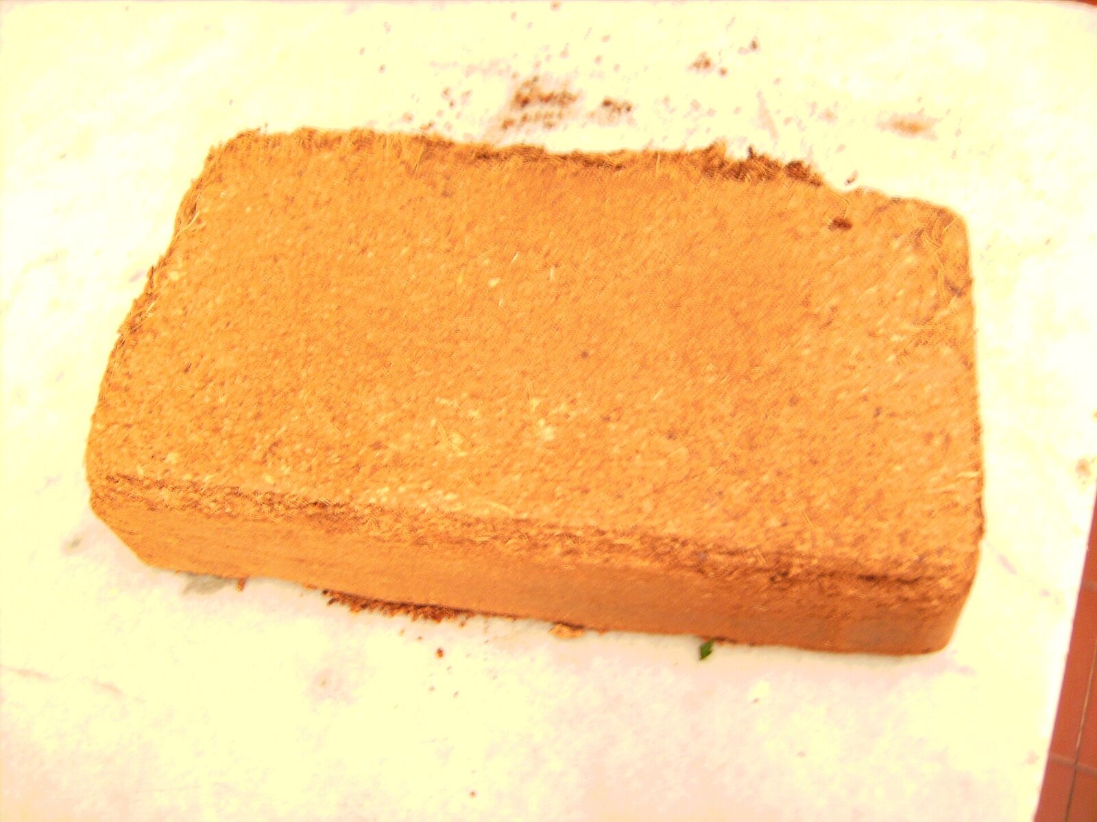 Coir fiber bale